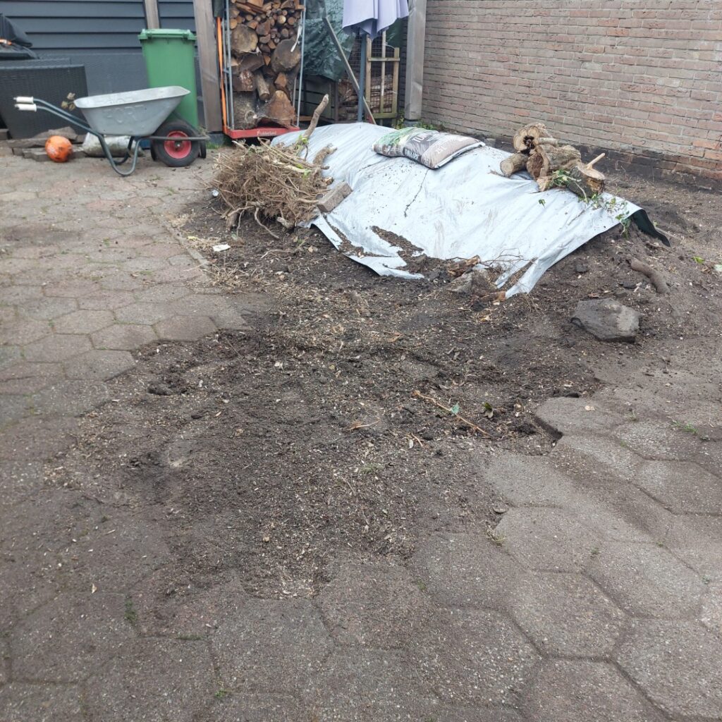 Stobbenfrezen. Het eindresultaat.